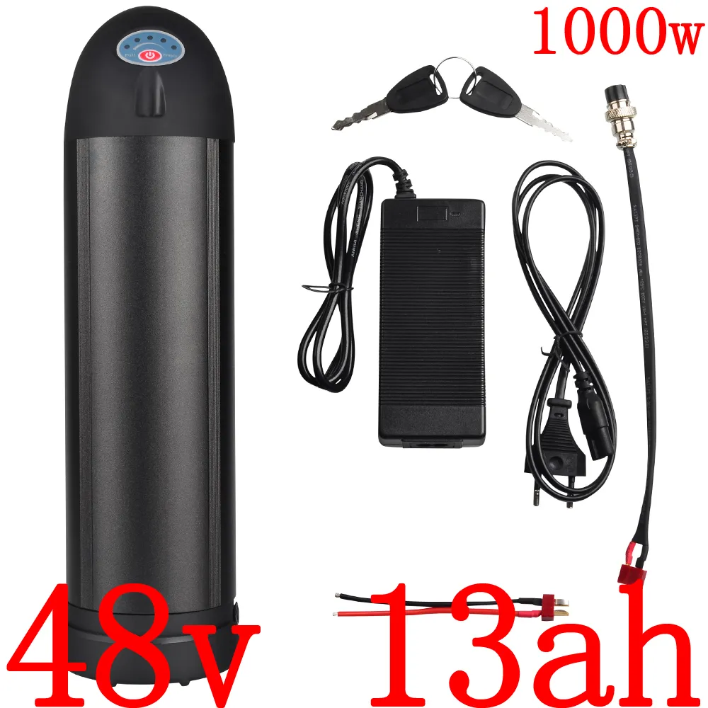 Batterie lithium-ion 48V, 13ah, pour vélo électrique BBS01, BBS02, BBSHD, 500/750/1000W, moteur Bafang