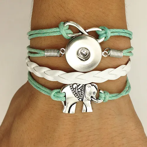 Wholesale- Believe Wings snap leather bracelet styles choose friendship snap jewellry for gift customs diy making