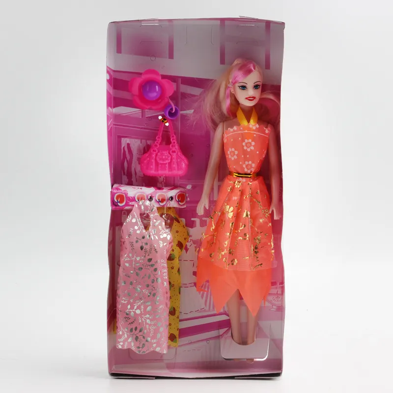 Barbie Boneca Roupas Conjunto roupas de moda conjunto para presente menina 85 Pcs 10 Pacotes 75 Pcs