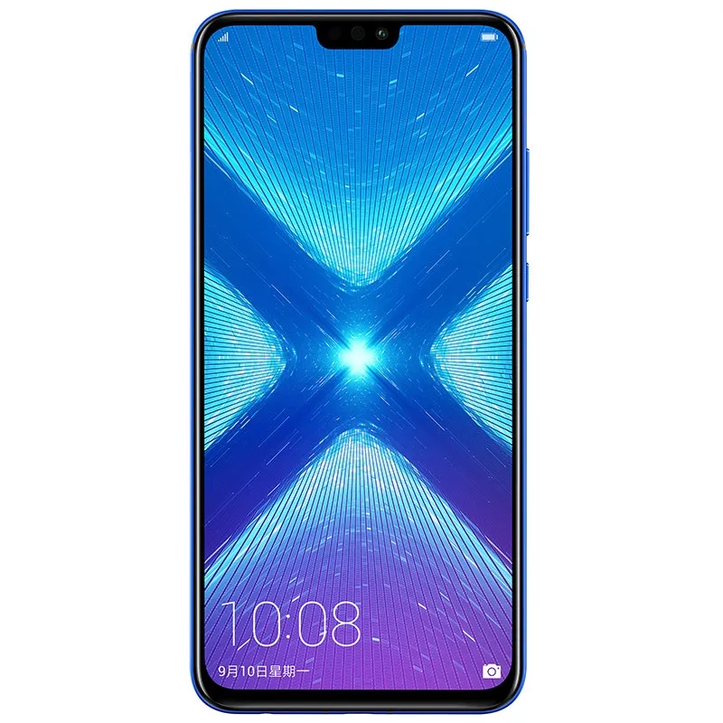 Original Huawei Honor 8X 4G LTE Handy 4 GB RAM 64 GB 128 GB ROM Kirin 710 Ocra Core Android 6,5 Zoll 20,0 MP Fingerabdruck-ID-Handy