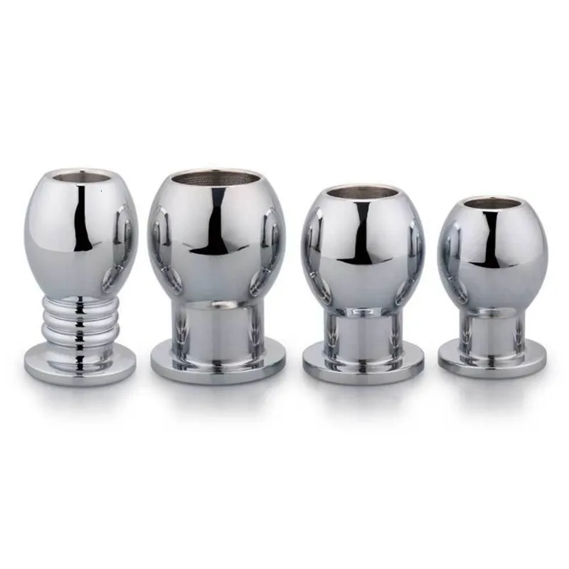 Grote anale kralen holle butt plug peep vaginale anus metalen dildo roestvrij staal anale plug dilator bdsm seksspeeltjes voor mannen vrouwen y191030