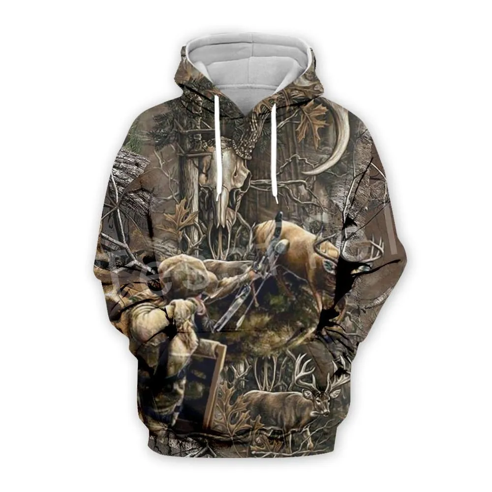 Tessffel Hayvan Camo Moda Eşofman 3D Baskı Hoodie / Kazak / Ceket / Gömlek Erkek Bayan Renkli Rahat Harajuku S-10