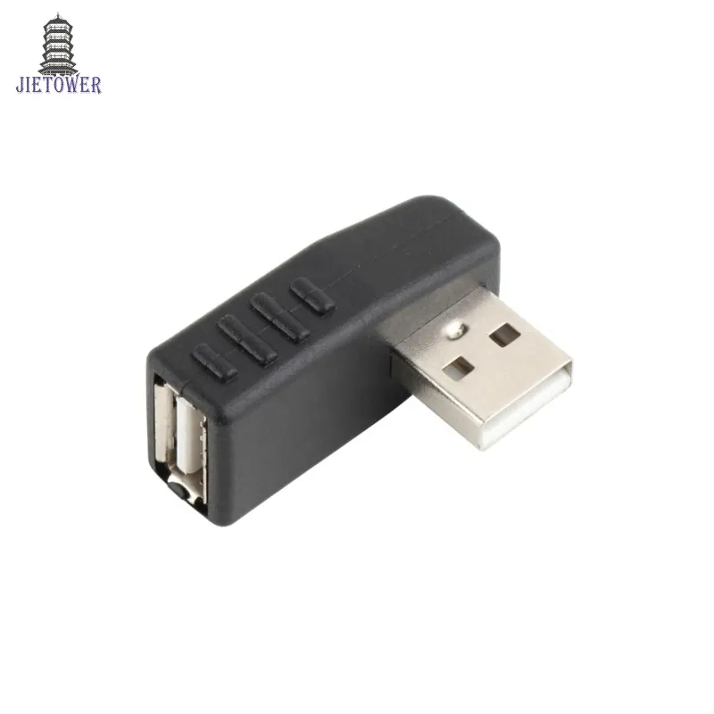 USB 2.0 A Męski do Kątowy Kątowy Złącze adaptera do laptopa