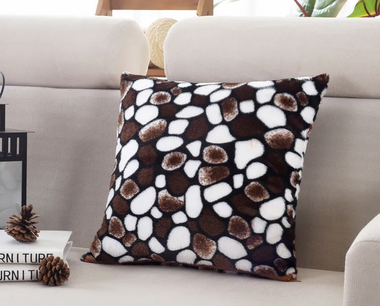 Set 2 Federe Per Cuscini Quadrati 40x45 Cm In Morbido Cotone - Fantasia Foglie Tropicali Per Divano E Camera Da Letto - 5