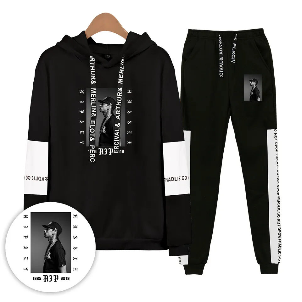 nipsey hussle off white tracksuit