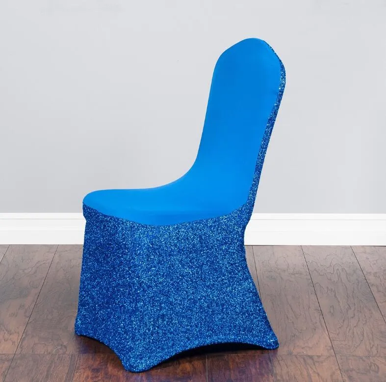 Spandex Sequin Sequin Chair Covers Luxury Beauty Accessories For