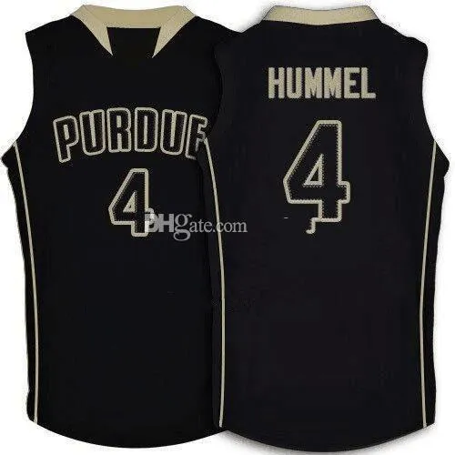 # 4 Robbie Hummel Purdue Boilermakers College Retro Basketball Jersey Hommes Cousu Personnalisé Tout Numéro Nom Maillots