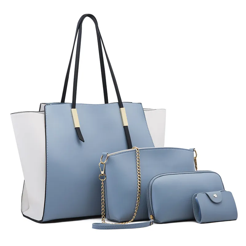 Pink sugao luxury handbags pu leather handbag women shoulder bag 3pcs/set designer bag purses 2020 new fashion BHP handbags