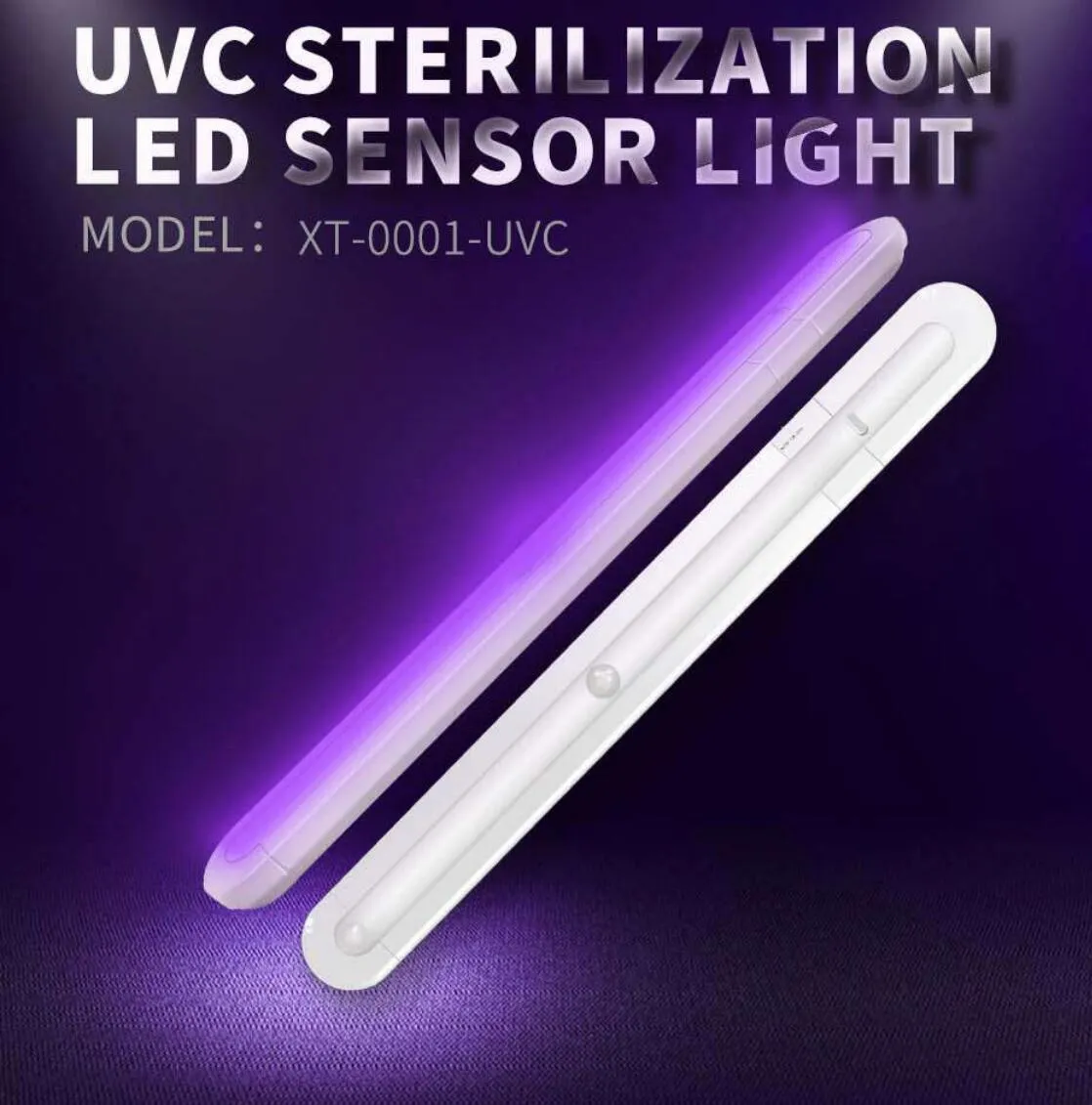 UVC Intelligent LED Cabinet Cucking Board Dishes Köksbassängsteriliseringsljus
