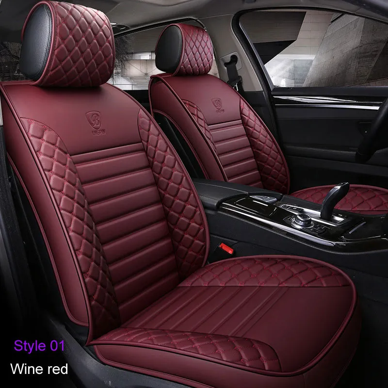 2021 Luxus PU Leder Autositzbezüge Für Toyota Corolla Camry Rav4