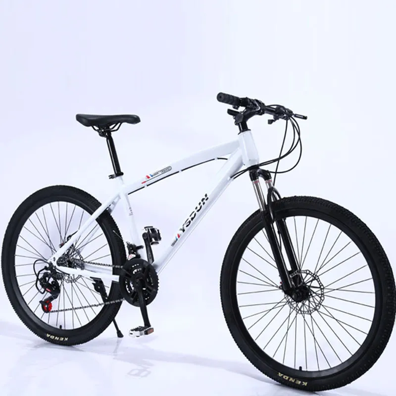 Bicicletas Montaña Bicicleta Hombre Estudiante Jóvenes Racing Mujer Speed  ​​Double Disc Frenos Off Road Acero Adulto Bicicleta De 891,07 €