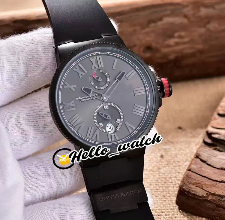 New Maxi Marine Diver 1186 126 3 42 1183 310 Steel Case Black Dial