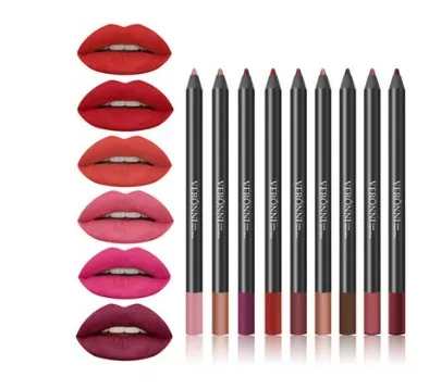 Atacado Novo Hot Moda Batom Lápis Mulheres Profissional Lipliner Lip Liner Liner Lápis 13 Cores Ferramentas de Maquiagem