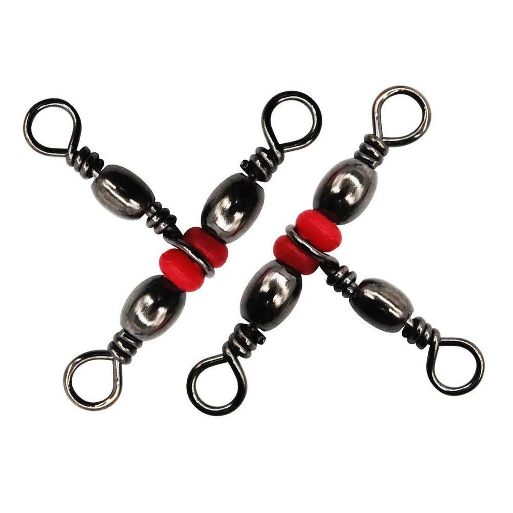 Box 3 Way Barrel Fishing Triple Swivels Brass Fishing Swivel Tackle  Connector Swivel With Beads From Enjoyoutdoors, $19.34