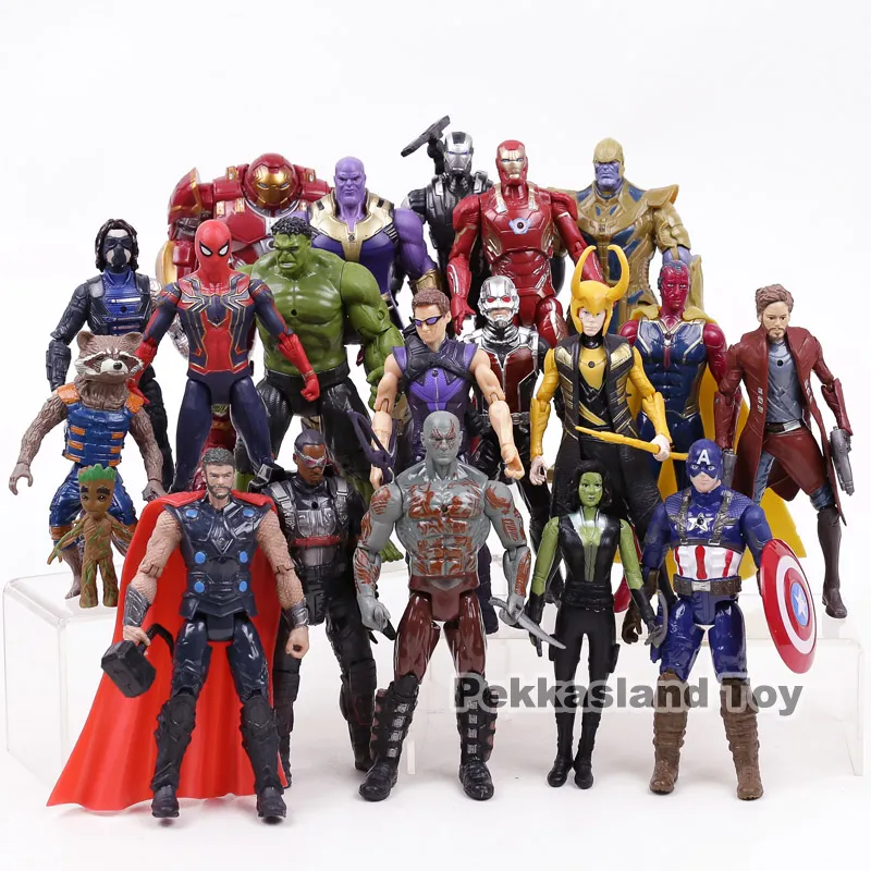 Lilongjao Avengers League Infinite War Jouet: 15 Figurines 6 ~ 7 Pouces  Action Héros Modèle De Personnage : : Jeux et Jouets