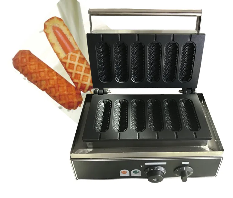 Gratis frakt ~ 2 enheter/Lot Electric Lolly Waffle Makers Hot Dog Stick för kommersiellt bruk