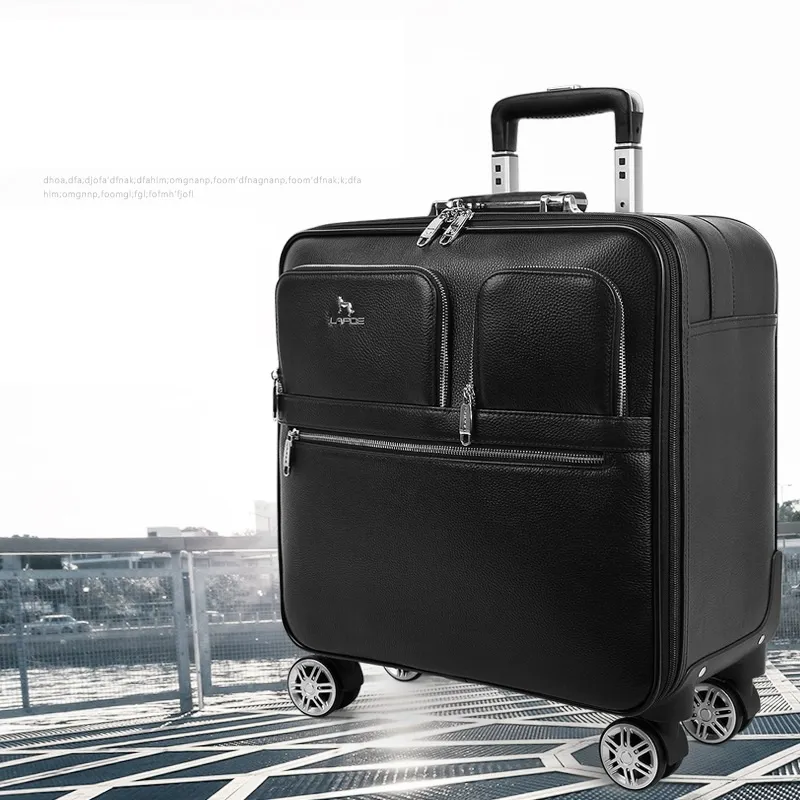 Trolley valise transporter onTravel Bag Carry-Ons Barding Baging Bagages Ensembles Femmes Unisexe Hommes Spinner Chariot Extensible