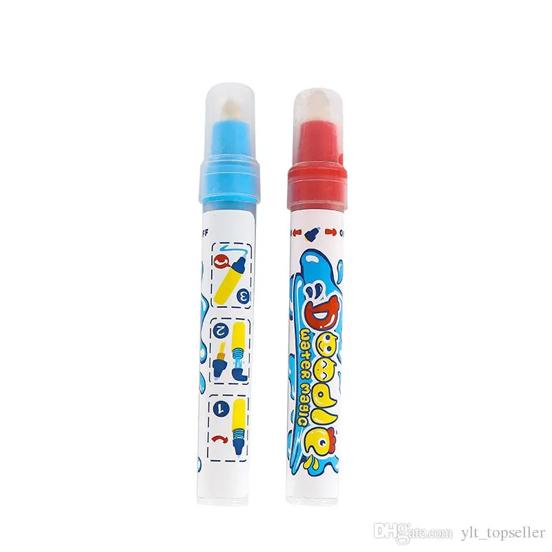 Partihandel Ny Ankomst Aqua Doodle Aquadoodle Magic Ritning Pen Vatten Ritning Pen Byte Matta 2000pcs / Lot