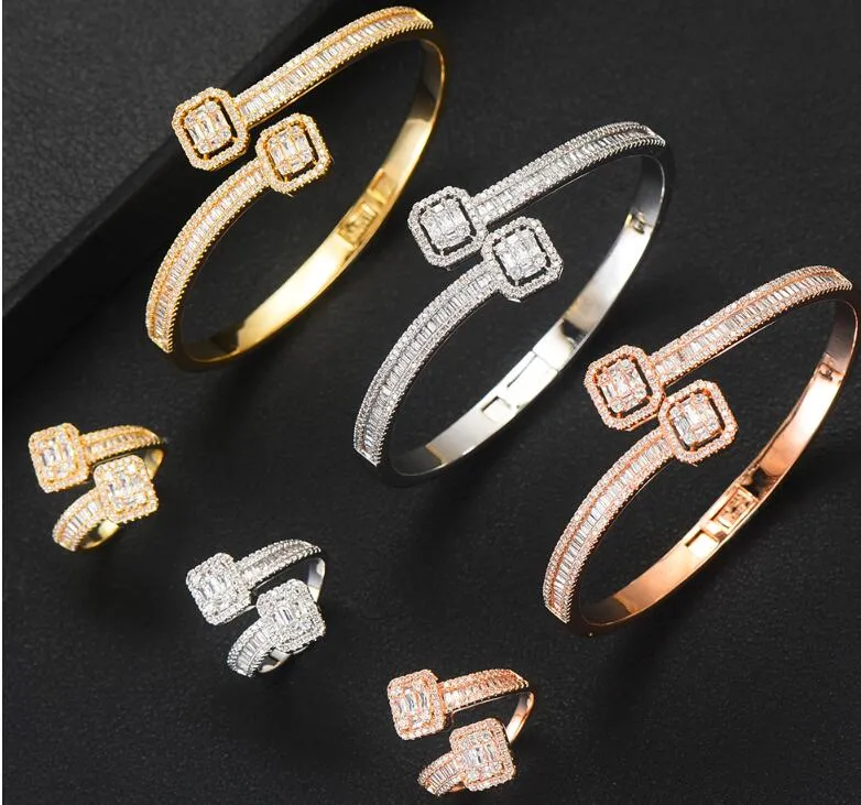 Necklace missvikki Super Fine African Nigerian Bangle Ring Sets Jewelry Set For Women Wedding brincos para as mulheres