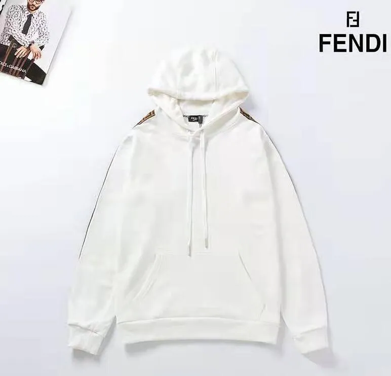 Fendi Hoodie - Black w. Yellow Logo Print » ASAP Shipping