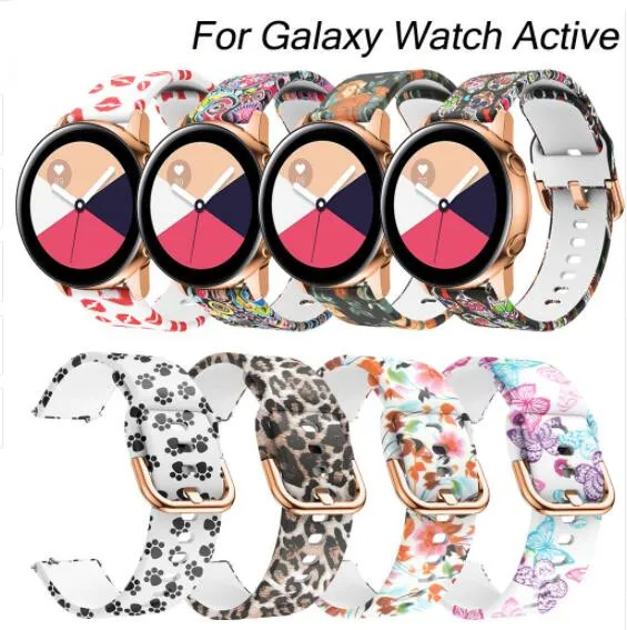 Для Samsung Galaxy Watch Active 20 мм силиконовый ремешок для часов ремешок для Gear S2 спортивный сменный ремешок для Samsung galaxy watch 42 мм