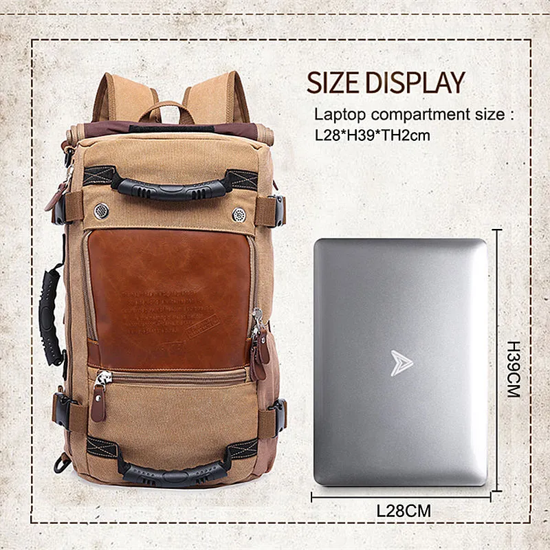 Unisex Canvas Backpack Travel Carry-On Bag Flight Approved Weekender Duffle Knapsack Fits 15-Inch Laptop from Dhgate Laptop Cases & Backpack - price 49.24 Unisex Canvas Backpack Travel Carry-On Bag Flight Approved Weekender Duffle Knapsack Fits 15-Inch Laptop from Dhgate Laptop Cases & Backpack - price 49.24