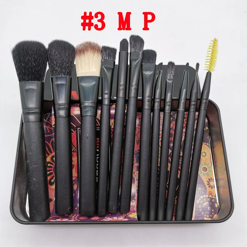 Hot Merk Make-up Borstels 12 Stks Make Borstel Concealer Eyeshadow Foundation Blush Brushs Professionele Make Tools DHL gratis verzending