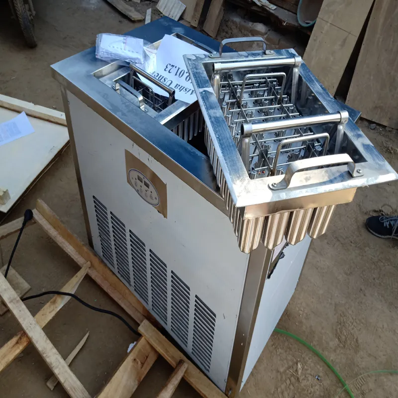 Machine de fabrication de glaces à l'eau en acier inoxydable, professionnelle et plus efficace, de haute qualité, à bas prix, commerciale