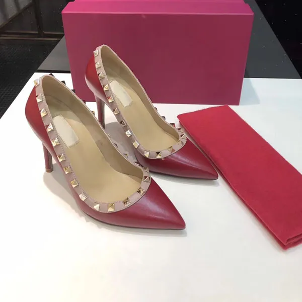 With Original box Designer Luxury Shoes So Kate Styles High Heels Shoes Red Bottoms 9.5CM Genuine Leather Rubber size 34-42