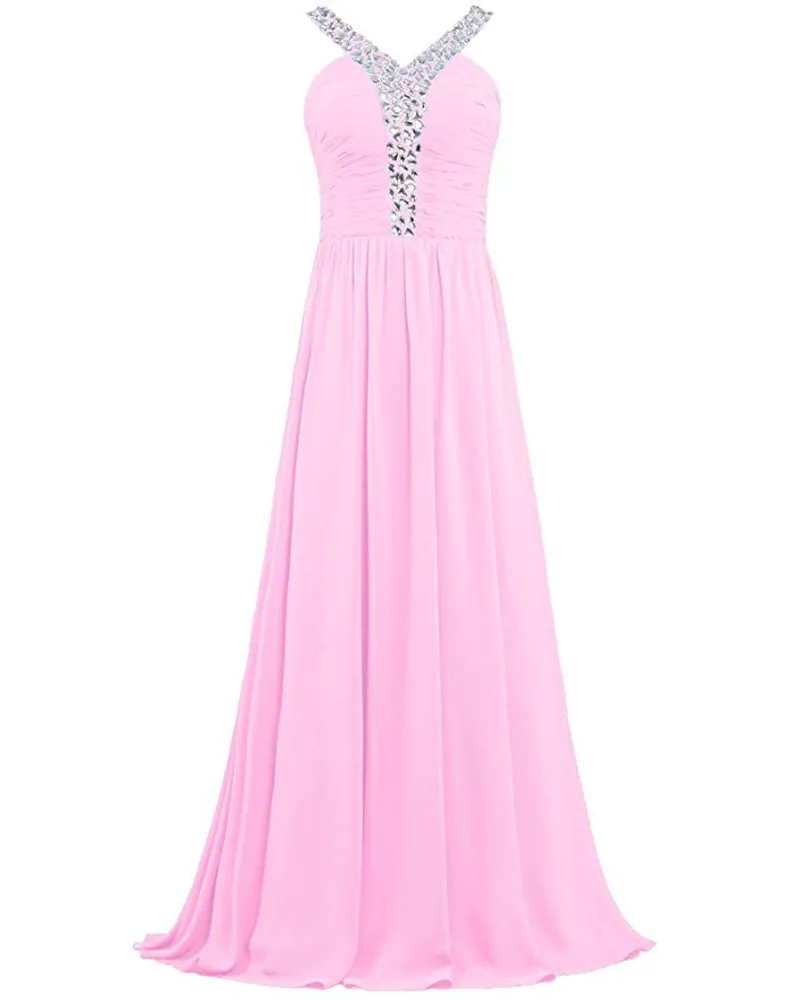 2019 Nueva Sexy Sweetheart Crystal A-Line vestidos de fiesta con pliegues con cordones de gasa de talla grande vestidos formales de noche para celebridades BE65