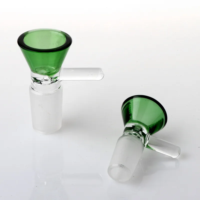 Воронка 14 мм 18 мм стеклянные чаши с мужским соединением стеклянная чаша для бонгов для стеклянных водяных бонгов Dab Rig Pipes