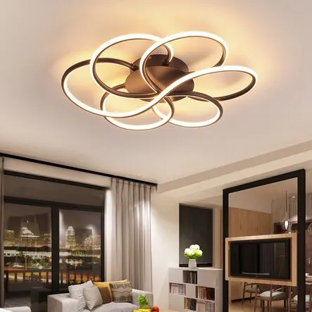 Dimmerazione moderna plafoniere a led soggiorno camera da letto studio balcone minimalista Plafon lampada da soffitto a led illuminazione domestica AC85-260V MYY