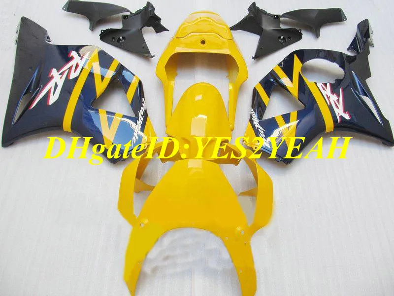 Custom Motorcycle Fairing kit for Honda CBR900RR 954 02 03 CBR 900RR CBR900 2002 2003 ABS Yellow blue Fairings set+Gifts HC38