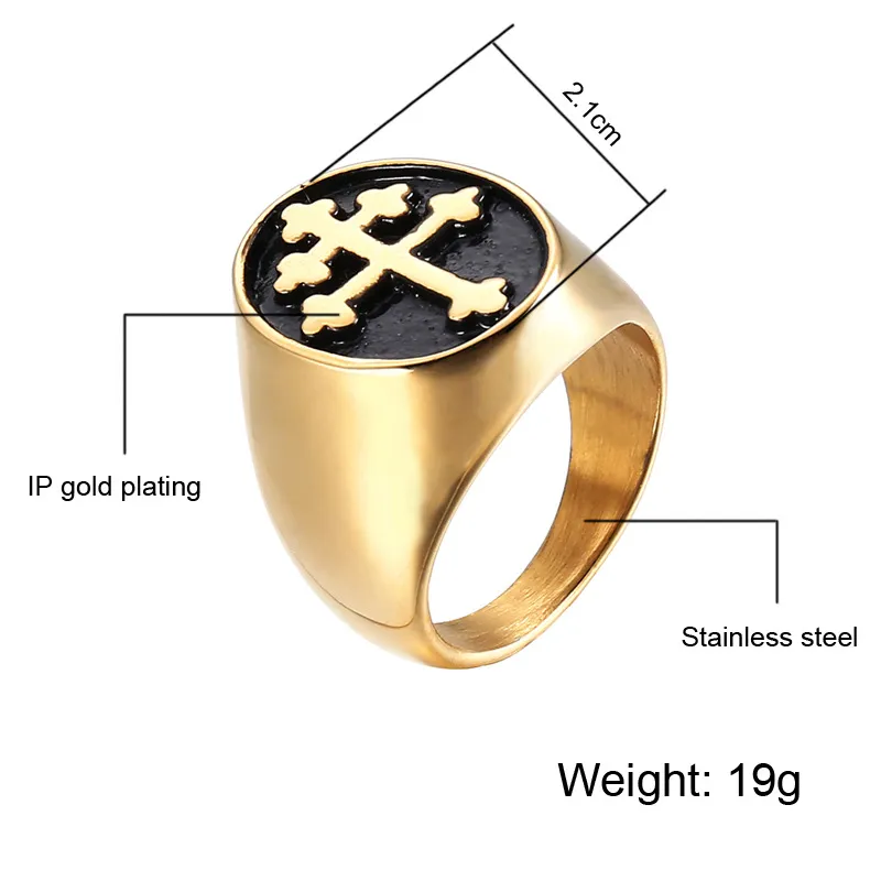 Cross of sales lorraine ring casablanca