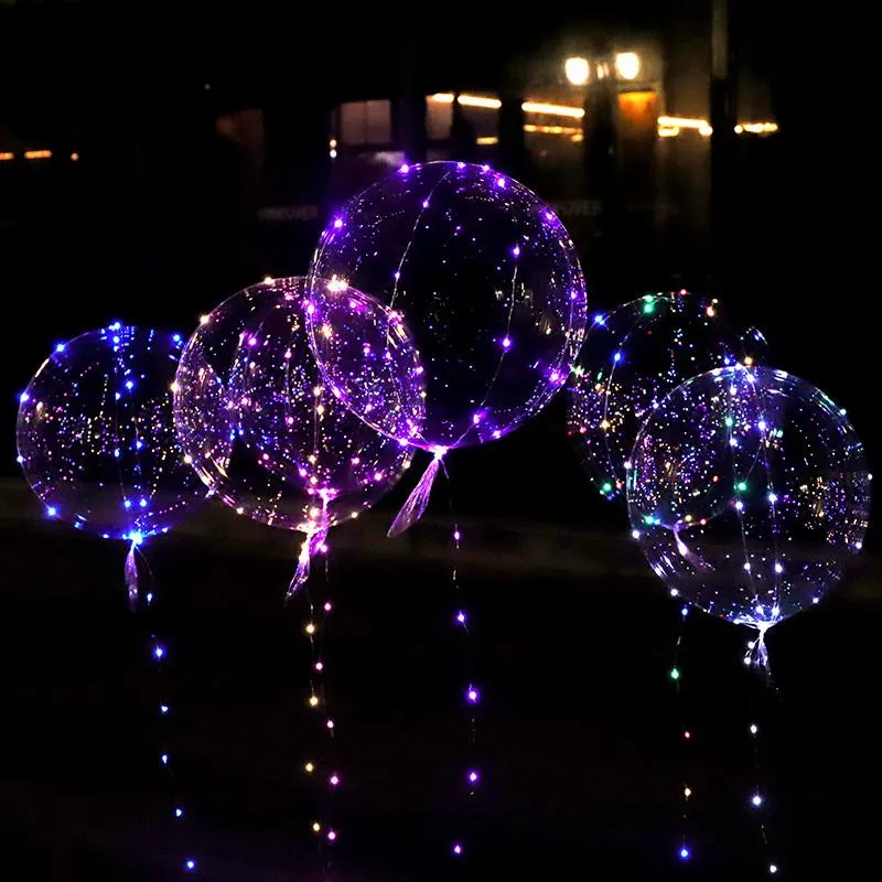 Bobo Lot De 6 Ballons Avec Lumière Led Clignotante,3 Niveaux De Lumière,50, 8Cm,Pour Noël,Anniversaire,Fête,Décoration[CA82] - Beaux-Arts et Loisirs créatifs