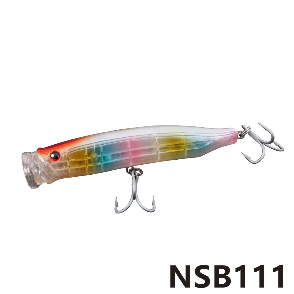 Noeby Topwater Lure Feed Popper Bait 100mm 120mm 150mm Floating