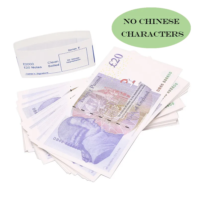 Zagraj w papierze Pieniądze Pieniądze UK Funty GBP British 50 Pamiątkowe Prop Money Toy dla dzieci Prezenty świąteczne lub film wideo147495299fnj031
