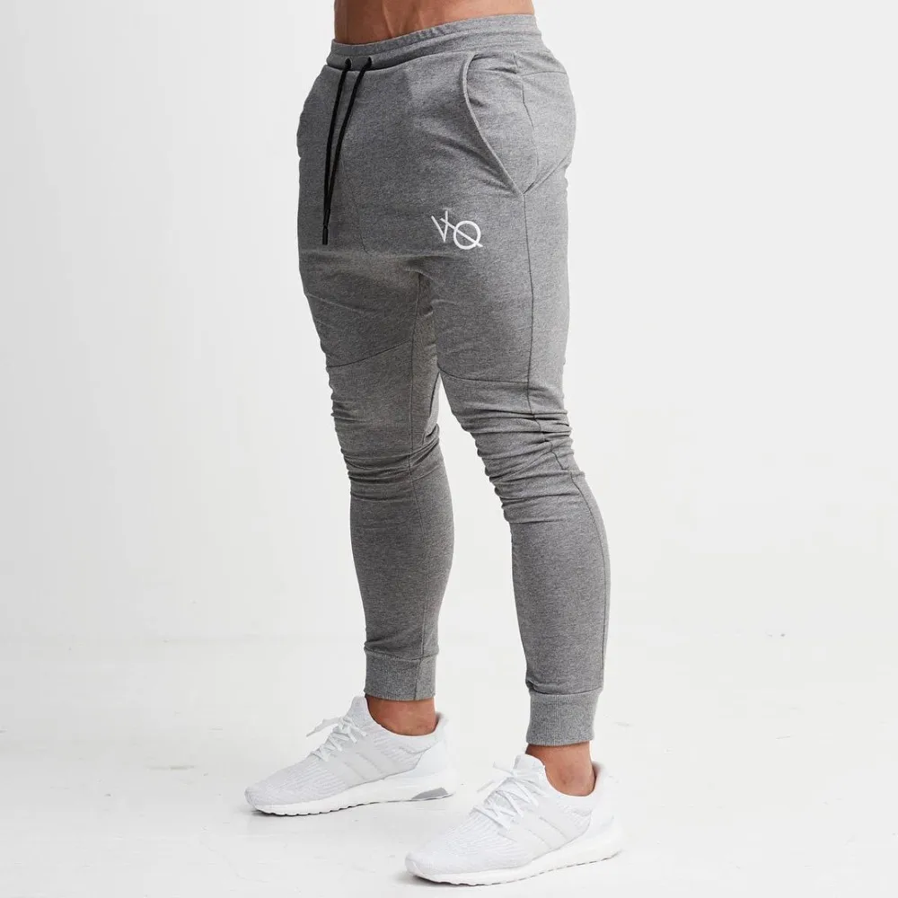 2018 جديد عارضة sweatpants الصلبة الأزياء عالية الشارع السراويل السراويل الرجال ركض المعتاد العلامة التجارية عالية الجودة بنطال منقوشة
