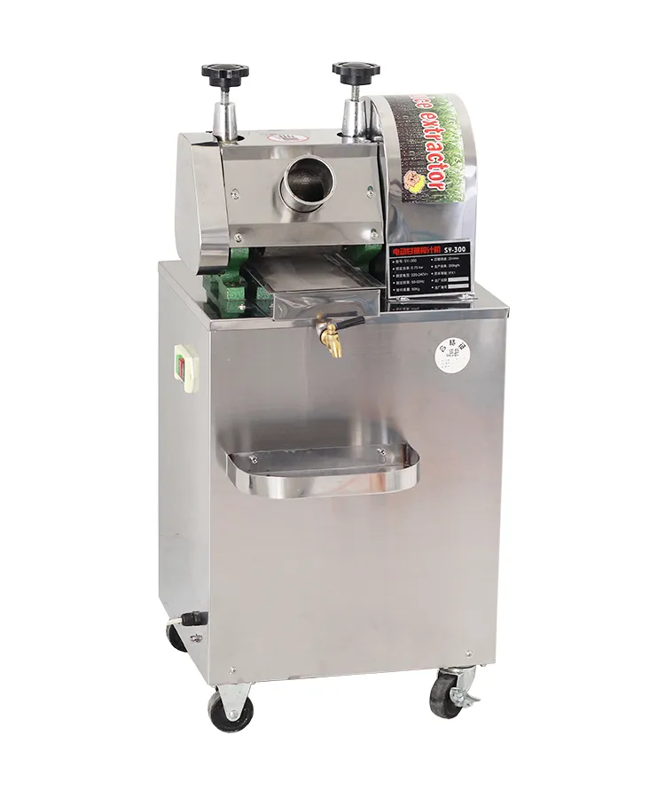 Hot Selling Groothandel High Efficiency Tabel / Bureau Type Voedsel Sanitair Roestvrij staal Elektrische Sugarcane Juicer Machine