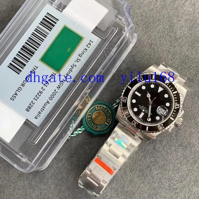 ZZF Mens Uni Directional Diver Watch With Black Ceramic Bezel