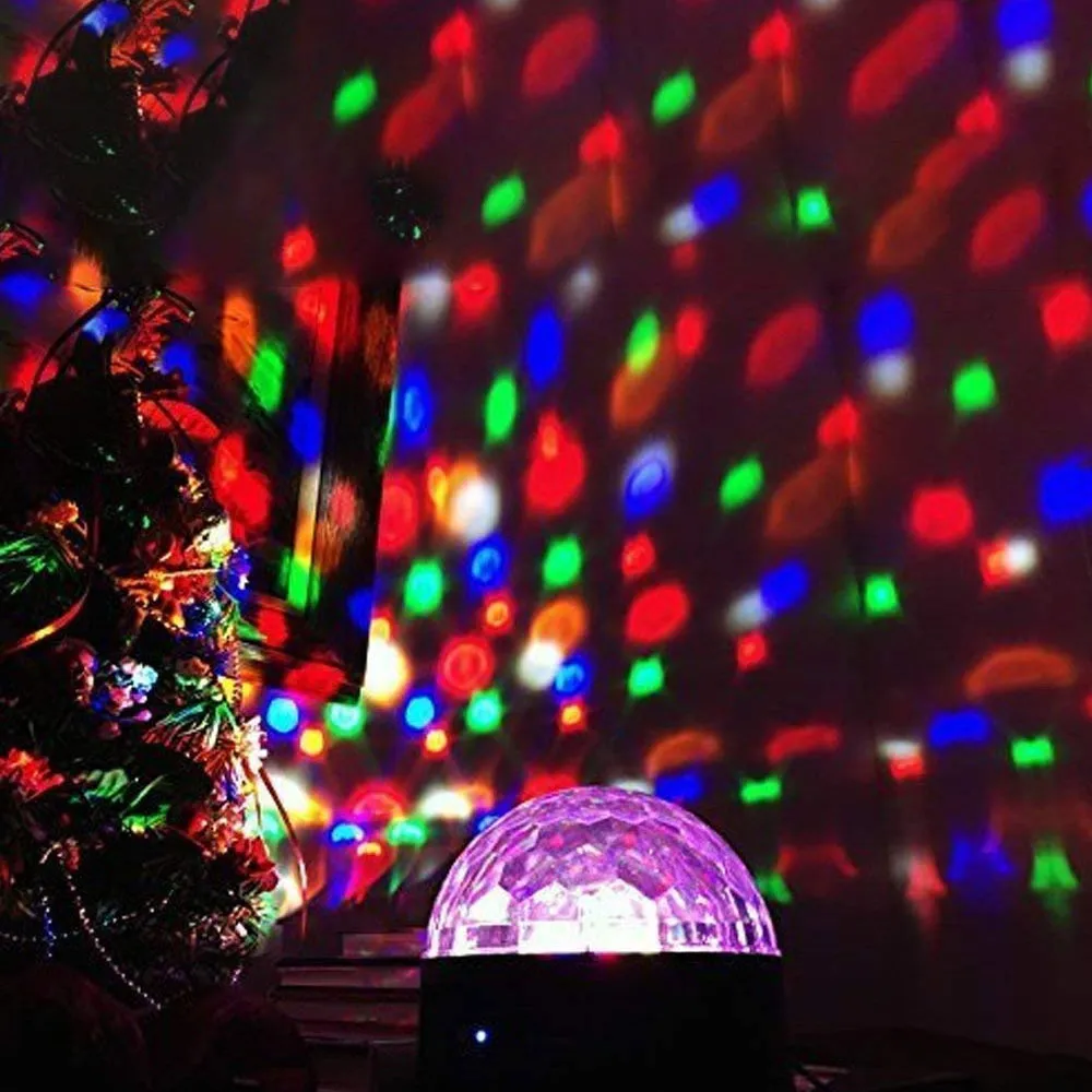 Ampoule de scène rotative 7 Ampoule stroboscopique multicolore à LED  multicolore