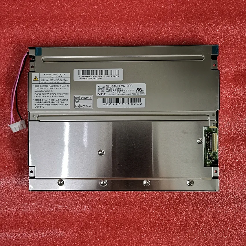 Original new 8.4" inch A+ Grade NL6448BC26-09 NL6448BC26-09C LCD Display Screen Panel for Industrial Equipment