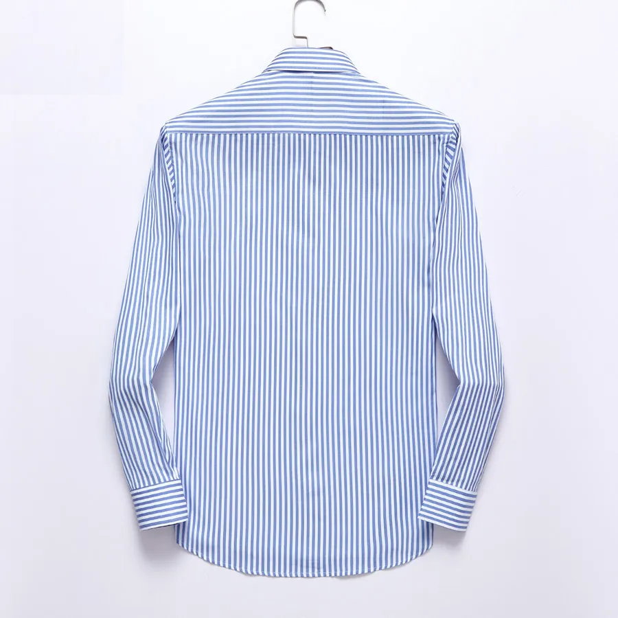 Men's Long Sleeve Dress Shirt Slim Fit 95% Cotton Broadcloth Turn-Down  Collar Striped Shirt from Dhgate Men's Casual Shirts - price 33.39