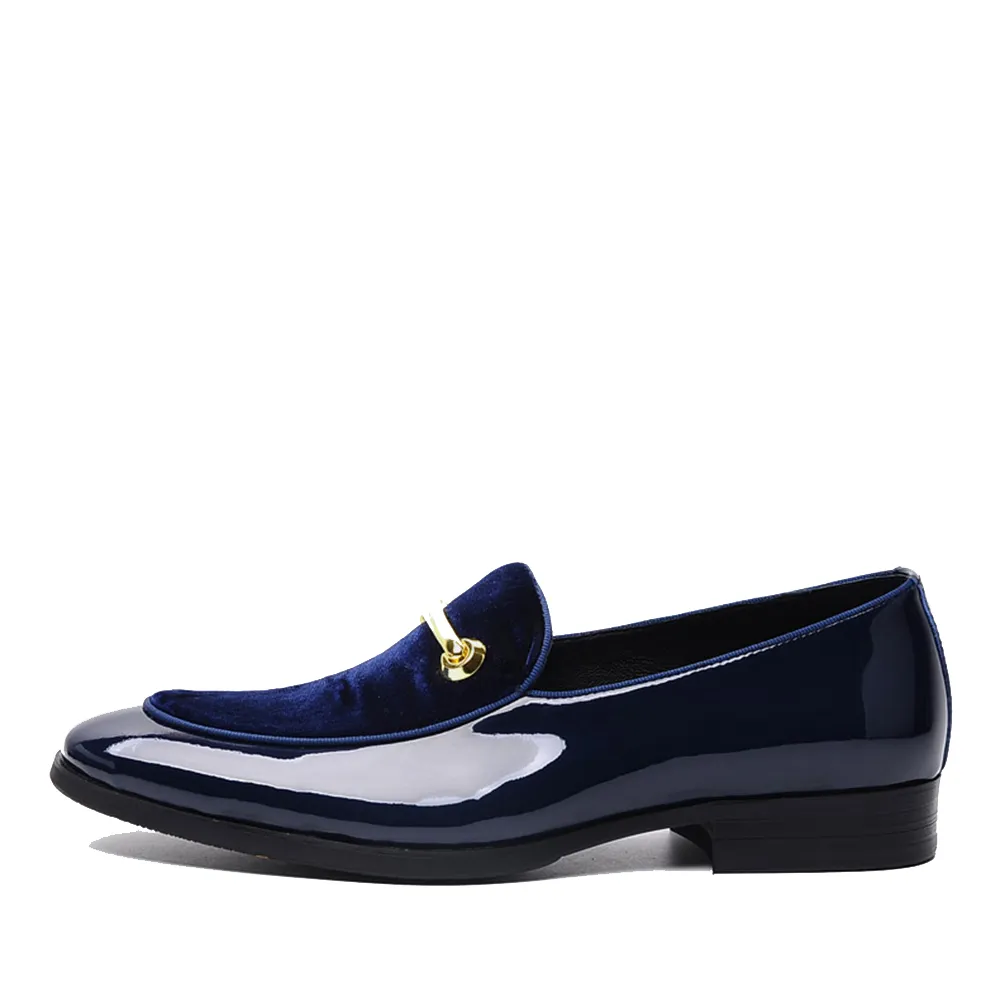 Blue tuxedo shoes shop