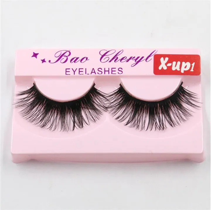 Hot 32 styles X-up 3D Strip Mink Lashes Natural Thick Handmade False Fake Eyelashes Eye Lashes Makeup Extension