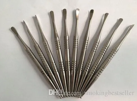 2.020 populares prego Titanium Dabble Gr2 Ti tateamento Ferramenta Curto Titanium Dab para o vidro Bongos de vidro Tubo Enail D prego Ti Wax Dab vara Oil