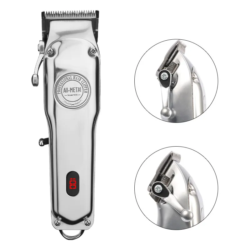 Anniv Coupon Below] Rechargeable Hair Clipper Cordless Electric Hair  Trimmer Barber Professional Haircut Beard Shaver All Metal From Resuxi,  $21.11