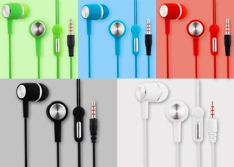 alto-falantes venda quente SF-A63 SF-A64 Mãos fone de ouvido grátis Universal 3,5 milímetros 6u in-ear fone de ouvido estéreo Fone de ouvido Earbuds Fones de ouvido com microfone