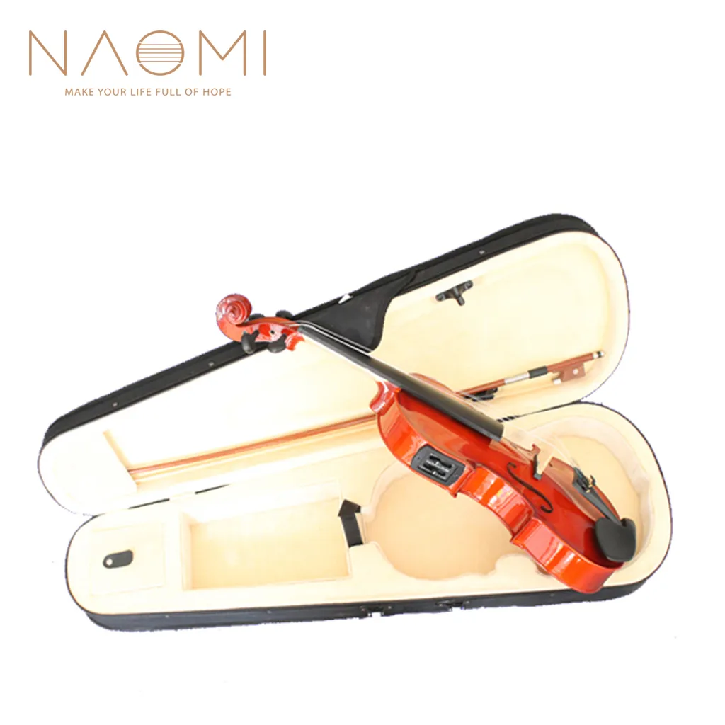 NAOMI Violin Electric Acoustic Violin 4/4 Electric Acoustic Violin