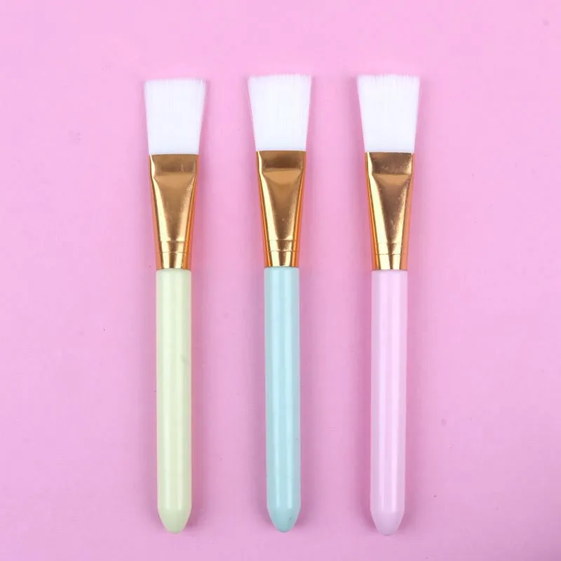 Makeup Brush Facial Mask Brush Beauty Soft Concealer Brush Cosmetic Beauty Tools 3 Colors OPP packing without logo